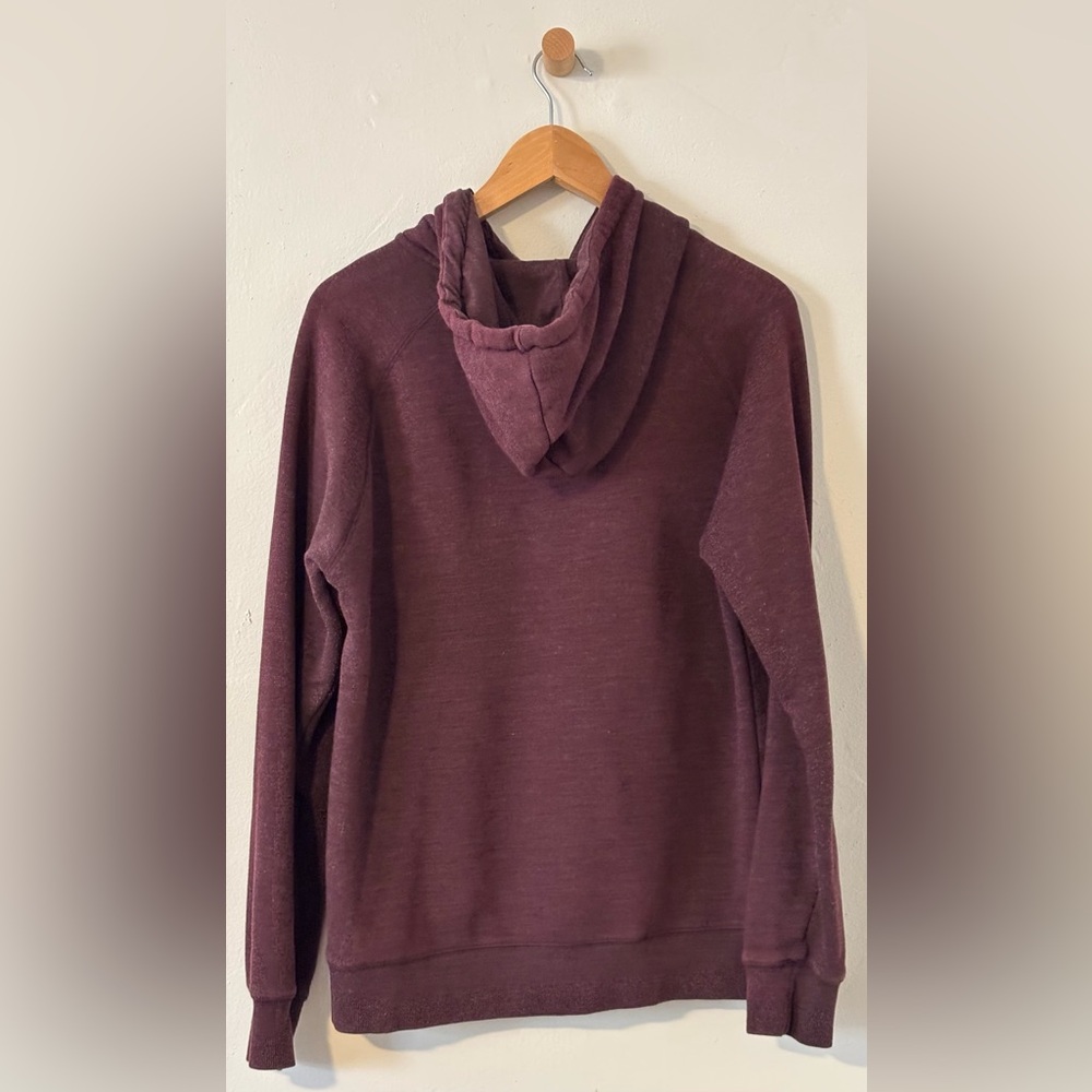 🌸 Tentree Men's Oberon Pullover Maroon Hoodie Size Medium - Picture 3 of 6